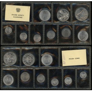Poland, Polish aluminum coins set, Warsaw