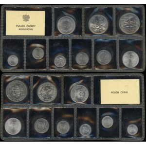 Poland, Polish aluminum coins set, Warsaw