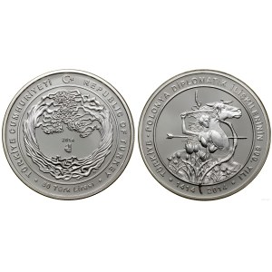 Poland, set: 20 gold 2014 + 50 türk lirasi 2014, Warsaw and Istanbul.