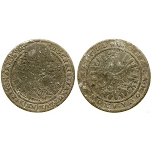Silesia, 15 krajcars, 1662, Brzeg