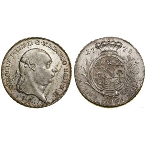 Germany, thaler, 1778 HW, Durlach