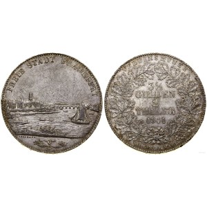 Niemcy, dwutalar = 3 1/2 guldena, 1841, Frankfurt