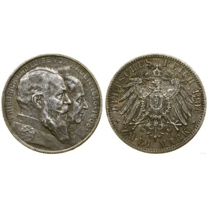 Germany, 2 marks, 1906, Karlsruhe