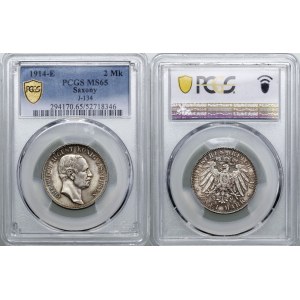 Germany, 2 marks, 1914 E, Muldenhütten