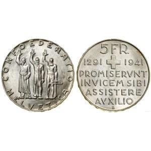 Švýcarsko, 5 franků, 1941, Bern