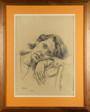 Józef KIDOŃ (1890-1968), Portret kobiety, 1936
