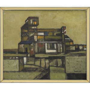 Rafał POMORSKI (1921-1974), Paesaggio industriale