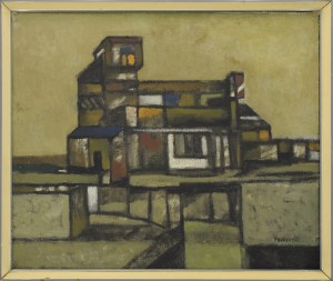 Rafał POMORSKI (1921-1974), Pejzaż industrialny