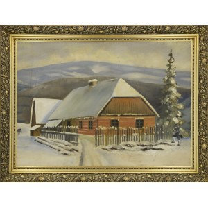 Mieczysław SIEMIŃSKI (1891-1965), Motiv aus der Gorce, 1948