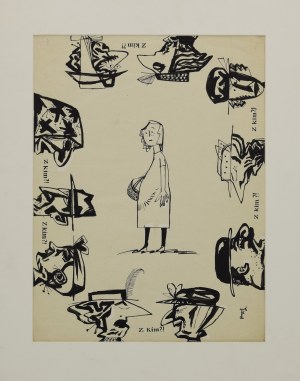 Jerzy FLISAK (1930-2008), Sensacja - Z kim?!, 1959