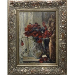 Jan CHWIERUT (1901-1973), Feldblumen in einer Vase