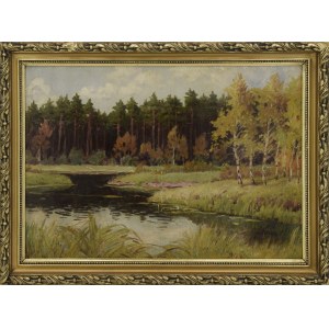 Ludwik WERNER (1900-1961), Staw w lesie