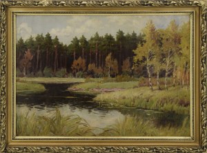 Ludwik WERNER (1900-1961), Staw w lesie