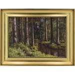 Ludwik WERNER (1900-1961), A stream in the forest