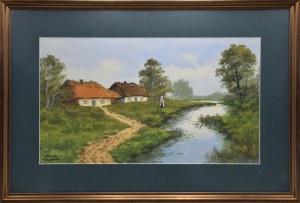 Józef SCHIFFER, XX w., Wieś nad strumieniem