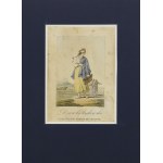 Jan Piotr NORBLIN (1745-1830) - rysował, Philibert-Louis DEBUCOURT (1755-1832) - rytował, Dziewka krakowska