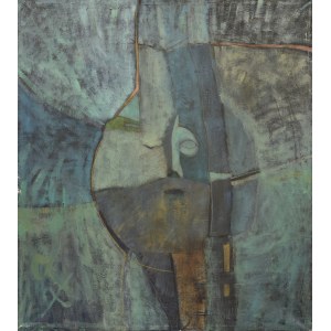 Artist unrecognized, 20th century, Blue composition