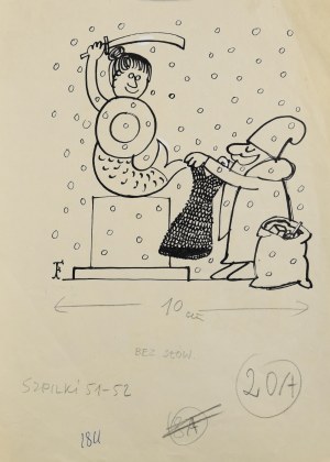 Jerzy FLISAK (1930-2008), Bez słów, 1959?