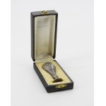 Stamp piston with BP monogram