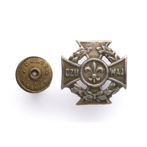 Scout cross made by engraver P. Katz on behalf of ZHP in the East or ZHP in the Middle East