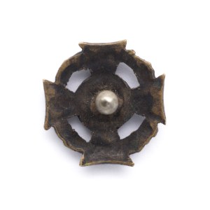 Miniature of a scout cross issued in Poznan from 1945 by an engraver: Tadeusz Matyja