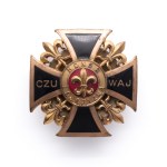 Honorary Cross of Scouts from the Time of Struggle for Independence made according to the pattern approved in 1938.