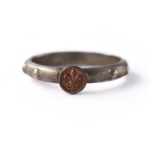 Rosary with lily made by Fr. Peszkowski for scouts outside Poland