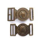 Set of 2 scout buckles
