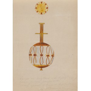 Henryk Grunwald, Conception d'une lampe, 1949