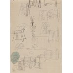 Henryk Grunwald, Conception d'une lampe, 1949
