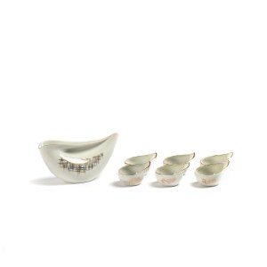Lubomir Tomaszewski Zakłady Porcelany Stołowej Ćmielów w Ćmielowie, Ina coffee set for six persons