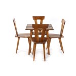 Olgierd Szlekys, Władysław Wincze Cooperative of Artists ŁAD, Set of a table and four chairs