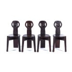 Table and four chairs