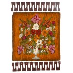 Cooperative of Work of Folk and Artistic Handicrafts "Cepelia", Kilim "Autumn flowers."