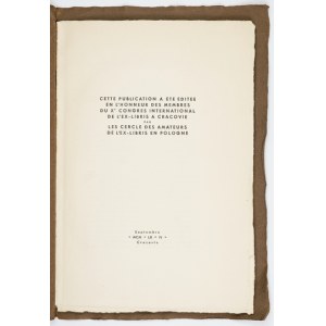 CETTE publication a été editée en l'honneur des membres du X-e Congres International de l'...