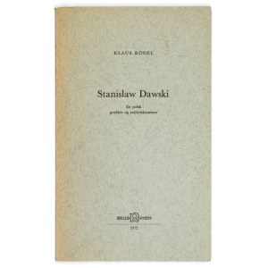 RÖDEL Klaus - Stanislaw Dawski. En polsk grafiker og exlibriskunstner. Fredrikshavn 1972 - Exlibristen. 8, s. 13,...