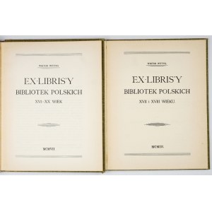 WITTYG W. - Ex-librisy bibliotek polskich. Reprint.