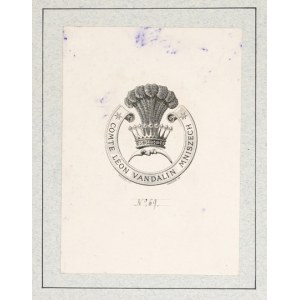 [MNISZECH Leon]. Comte Leon Vandalin Mniszech.