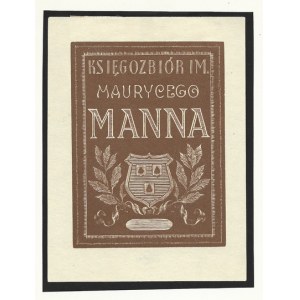 [MANN Maurice]. Maurice Mann's book collection.