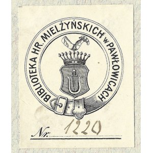 [MIELZYÑSKI]. Library of Count Mielżyński in Pawlowice.