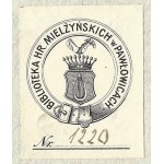 [MIELZYÑSKI]. Library of Count Mielżyński in Pawlowice.