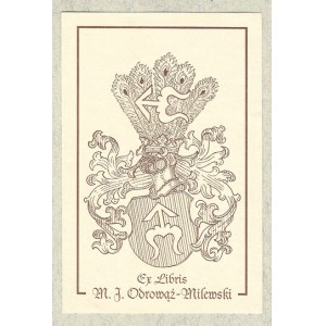 [ODROWĄŻ-MILEWSKI Marek Jan]. Ex libris M. J. Odrowąż-Milewski.