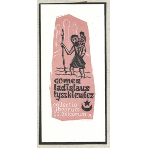 Ex-libris di Z. Dolatowski per W. Tyszkiewicz, 1961.