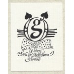 KOT Andrzej (1946-2015) - Ex libris of Maria & Stanislaw Gliw.