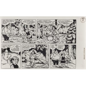 Janusz Christa (1934 Wilno - 2008 Sopot), Kajko and Kokosz. Treasures of Mirmil, board #10A