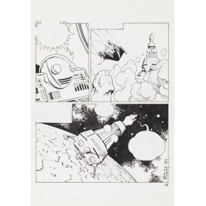 Boguslaw Polch (1941 Warsaw - 2020 ), Tom Grot. The Chase, board #14, 1984