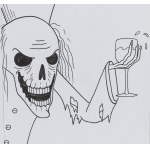 Piotr Śmiechosław Wojciechowski (b. 1977), Tales of the Gravedigger. The Rosary of Saint Apollonia, set of frames, page 23, 2020