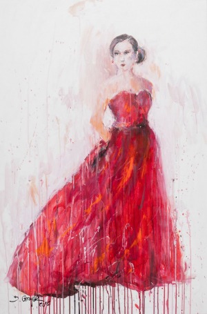 Dariusz Grajek (1964), Kobieta w czerwieni… (2015)