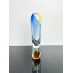 Josef Rozinek (1923 - 1989), Luxury Art Glass Vase, "Spectrum of Colors" Nový Bor, Czechoslovakia (1960s)