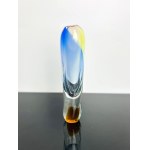 Josef Rozinek (1923 - 1989), Luxury Art Glass Vase, "Spectrum of Colors" Nový Bor, Czechoslovakia (1960s)